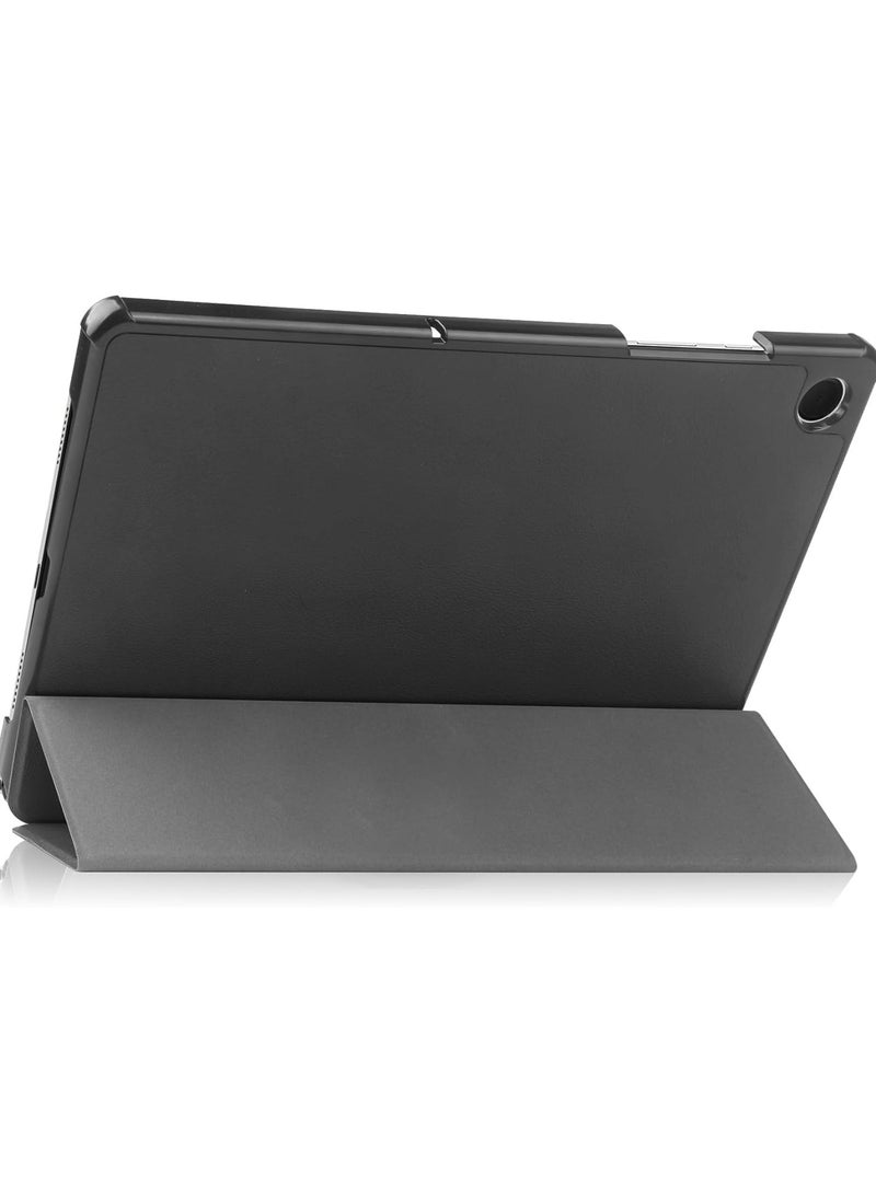 VKL - Case For Samsung Galaxy Tab A9 2023(SM-X110 SM-X115), Multi-Viewing Angles PU Leather Cover,Slim Flip Shell Case for Samsung Galaxy Tab A9 8.7 Inch (Black) - Image 1