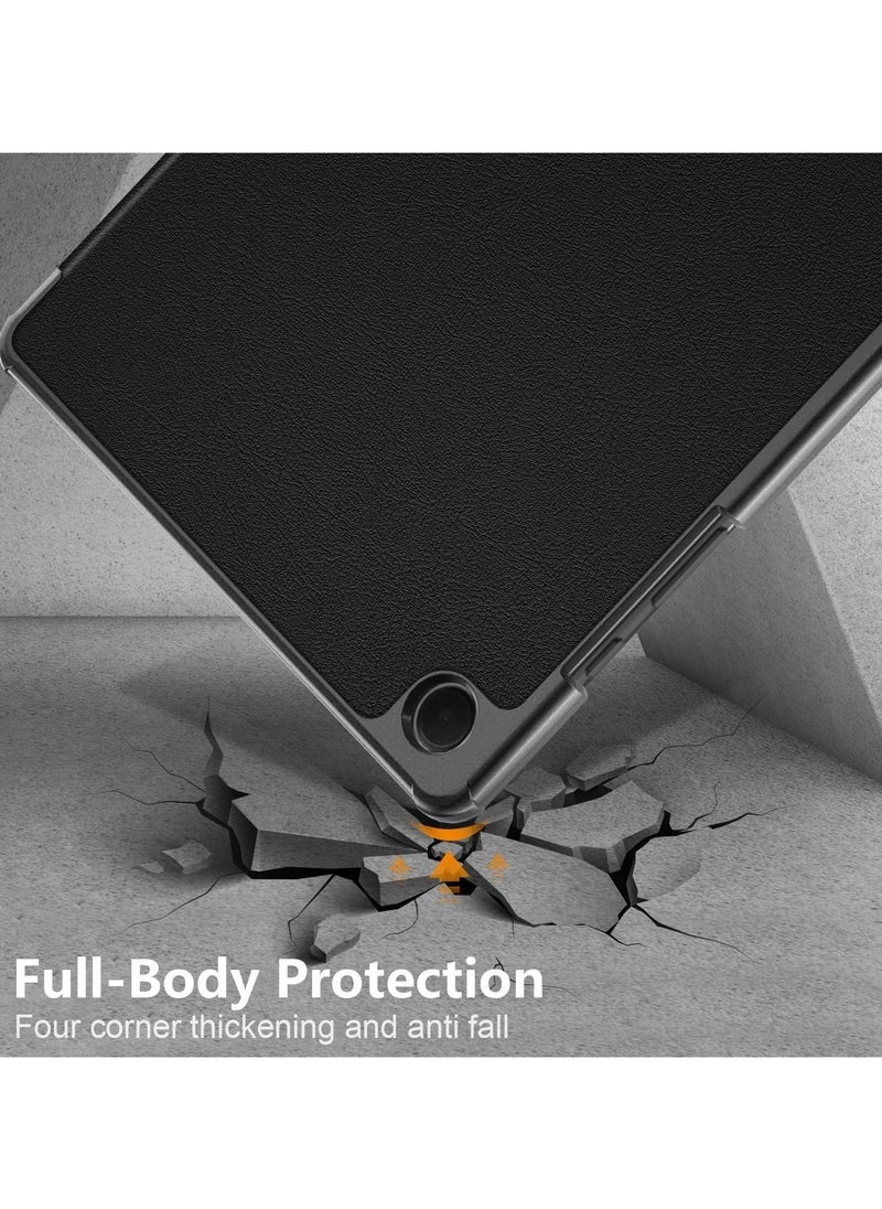 VKL - Case For Samsung Galaxy Tab A9 2023(SM-X110 SM-X115), Multi-Viewing Angles PU Leather Cover,Slim Flip Shell Case for Samsung Galaxy Tab A9 8.7 Inch (Black) - Image 1