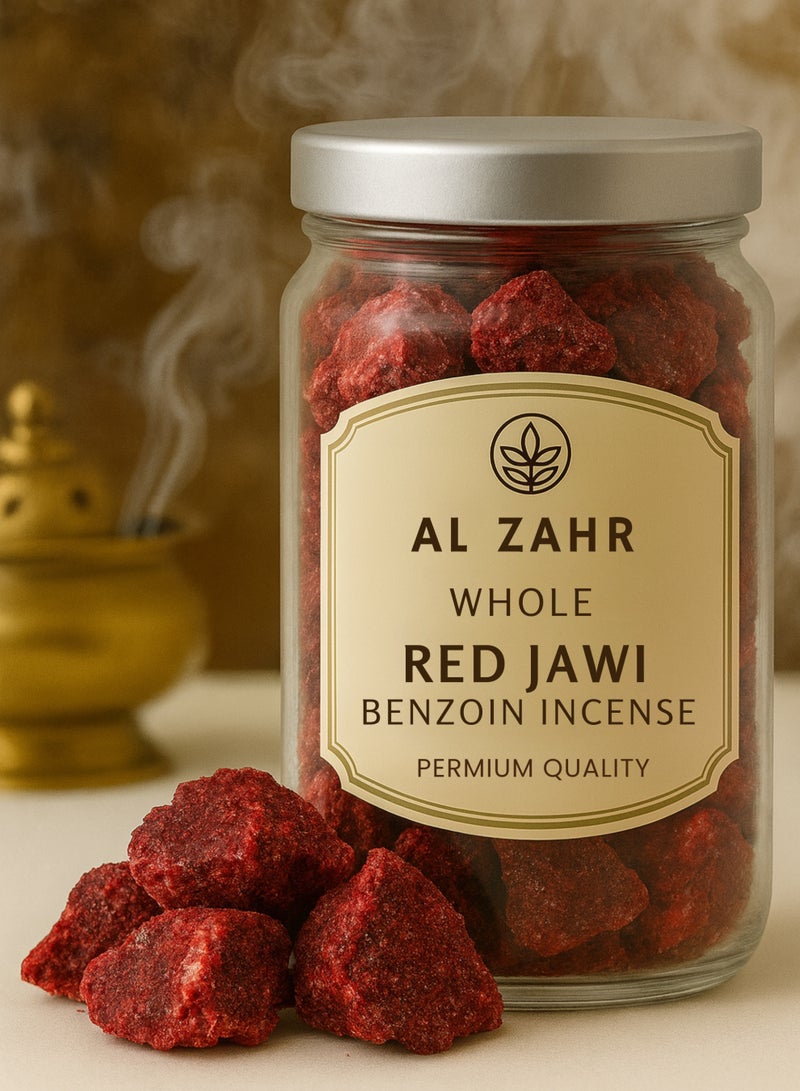 زهر بنزوين جاوي أحمر كامل من الزهر - راتنج بخور فاخر | بنزوين أصلي نقي ١٠٠٪، عالي الجودة، للاستخدام في العلاج العطري واليوغا والروحانيات - Image 1