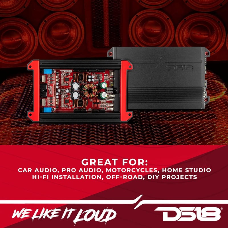 DS18 مضخم الصوت DS18 G1000.4D للسيارات - جين-إكس فئة D 4 قنوات 1000 واط أقصى طاقة - Image 4