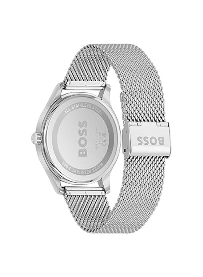 HUGO BOSS ساعة يد رجالية بعقارب دائرية الشكل من الستانلس ستيل 1570160 - 43 ملم  - Image 3