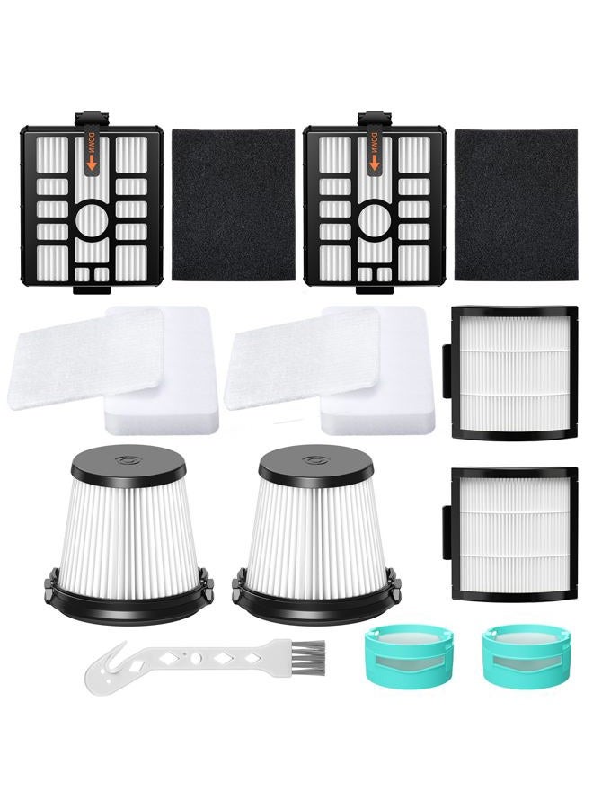 isingo Vacuum Filters for Shark IW3511, IW3120, Filter Replacement for Shark Detect Clean and Detect Pro Series Vacuums IW3111, IW3615,W1111, Vacuum Replacement Accessories 11pcs - Image 1