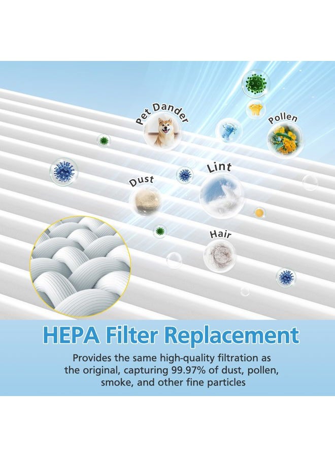 isingo Vacuum Filters for Shark IW3511, IW3120, Filter Replacement for Shark Detect Clean and Detect Pro Series Vacuums IW3111, IW3615,W1111, Vacuum Replacement Accessories 11pcs - Image 4