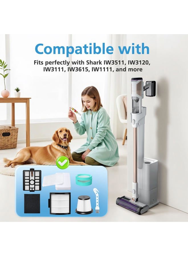 isingo Vacuum Filters for Shark IW3511, IW3120, Filter Replacement for Shark Detect Clean and Detect Pro Series Vacuums IW3111, IW3615,W1111, Vacuum Replacement Accessories 11pcs - Image 2