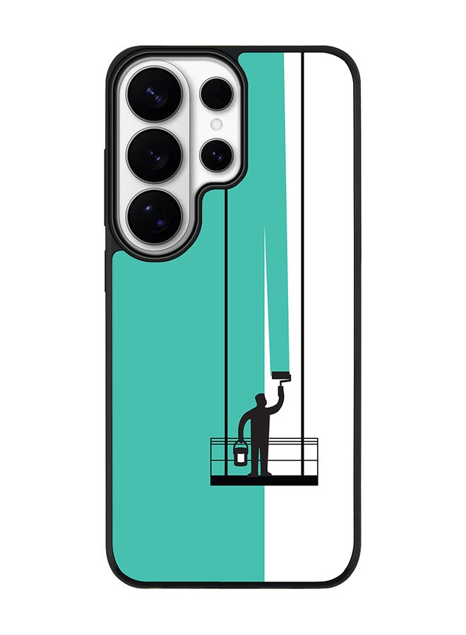 For Samsung Galaxy S26 Ultra Case, [Compatible with MagSafe] Slim Magnetic cover Phone Case - Paint Hanger (Green)