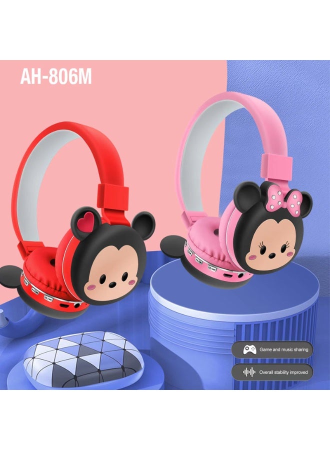 Cute Cartoon Headset Wireless Headphones for Kids 2pcs - Image 2