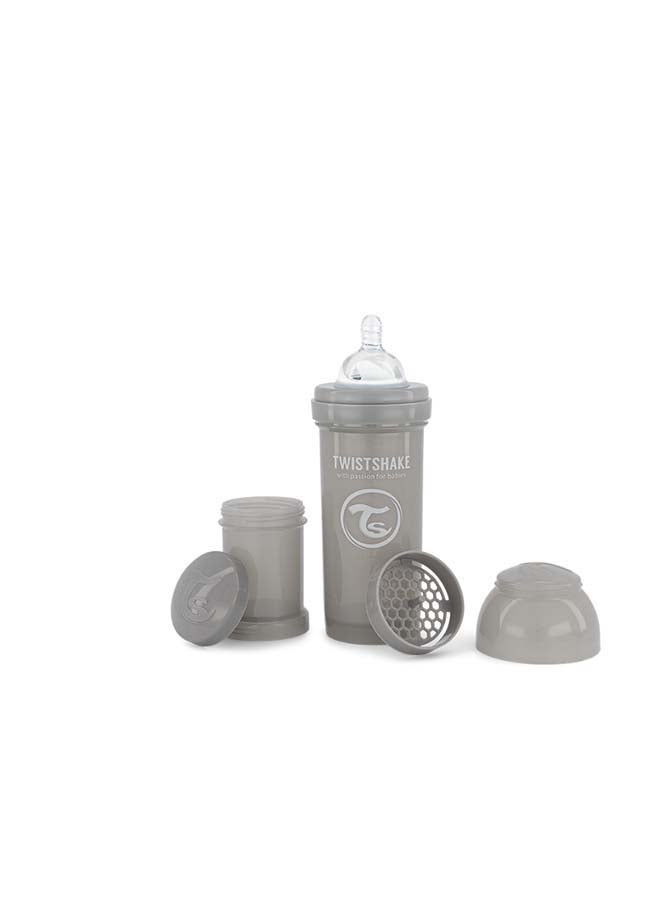 Twistshake Anti-Colic 260ml Pastel Grey - Image 3