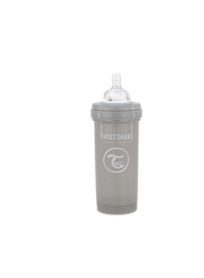 Twistshake Anti-Colic 260ml Pastel Grey - Image 1