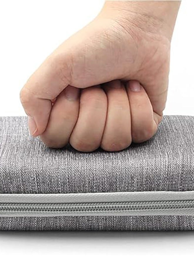 Electronic Accessories Bag, Digital Gadget Organizer Case, Travel Gear Storage Carrying Sleeve Pouch for Cable, Earphones, Portable Hard Drives, Power Banks, Adapters or Camera Accessories (Grey) - Image 2