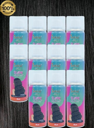 11 Pieces Roval Temporary Hair Color Spray Black - pzsku/Z6E0A7E4037EC3103071CZ/45/_/1711345650/307dab2f-8cd0-42cc-bfff-3c93cbb49282