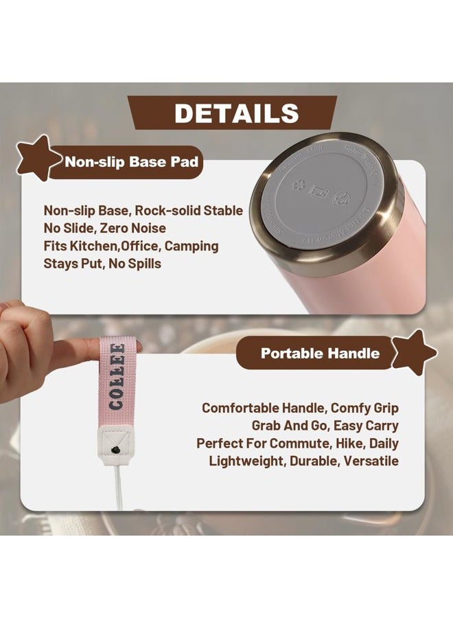 DITOSH Insulated Coffee Tumbler 530ml Travel Coffee Mug 316 Stainless Steel Dual Drink Openings Leakproof Lid Reusable Insulated Coffee Mug Hot and Cold Ideal Travel Mug for Coffee Lover Daily - Image 5