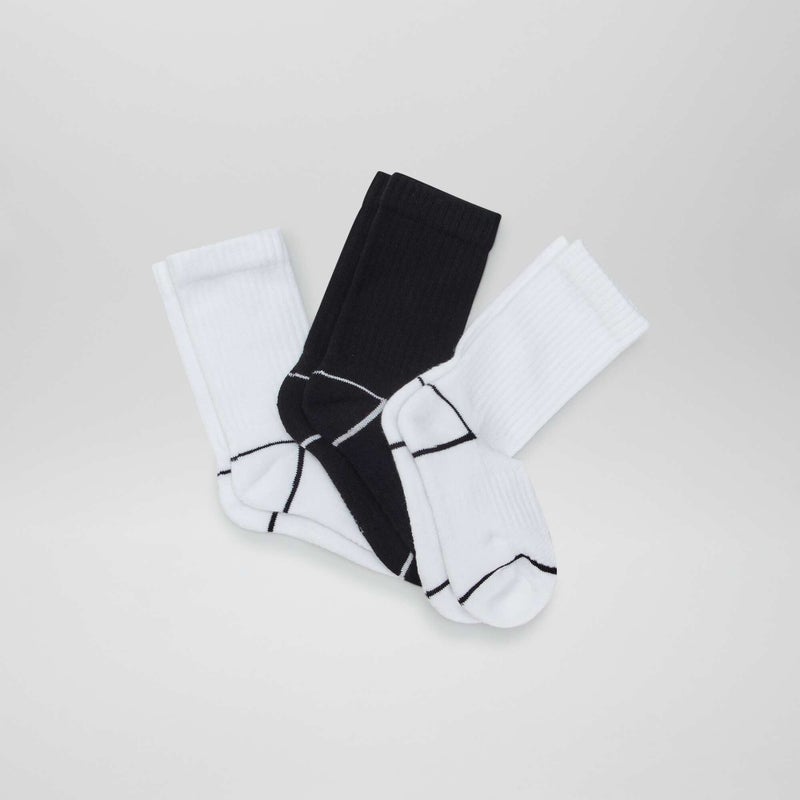 Kids Unisex Pack of 3 pairs of sports socks
