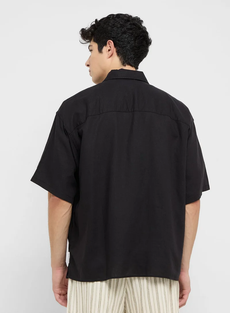 JACK & JONES Aop Printed Oversized Shirt