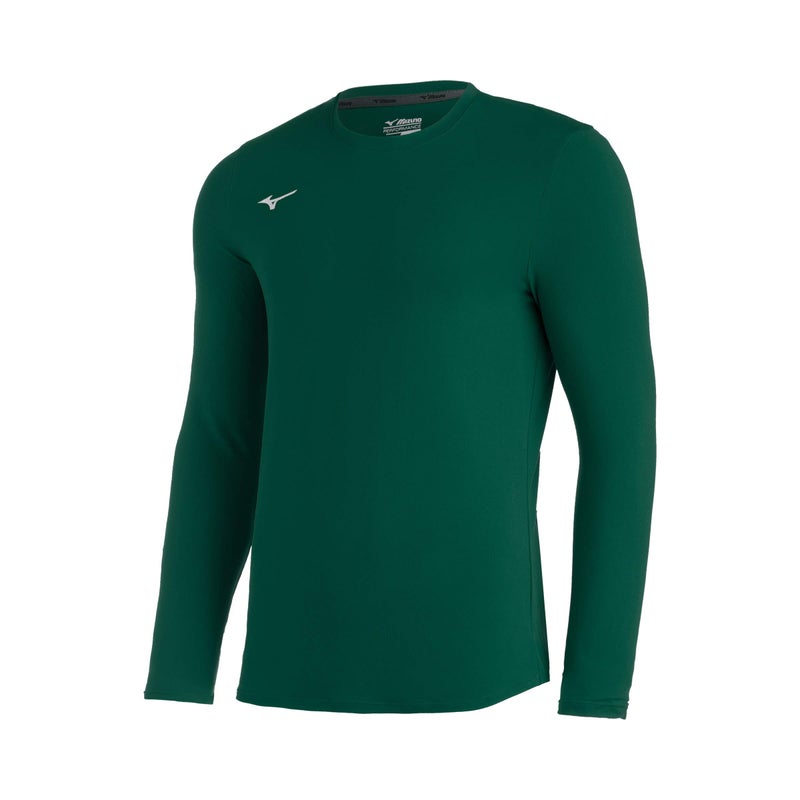 Mizuno Comp Diamond Long sleeve Crew Forest Large - Image 2