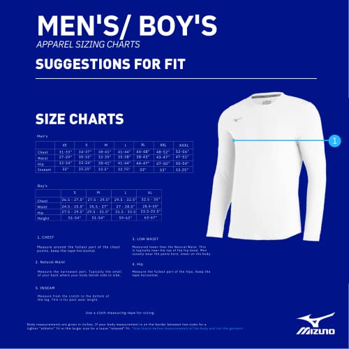 Mizuno Comp Diamond Long sleeve Crew Forest Large - Image 3