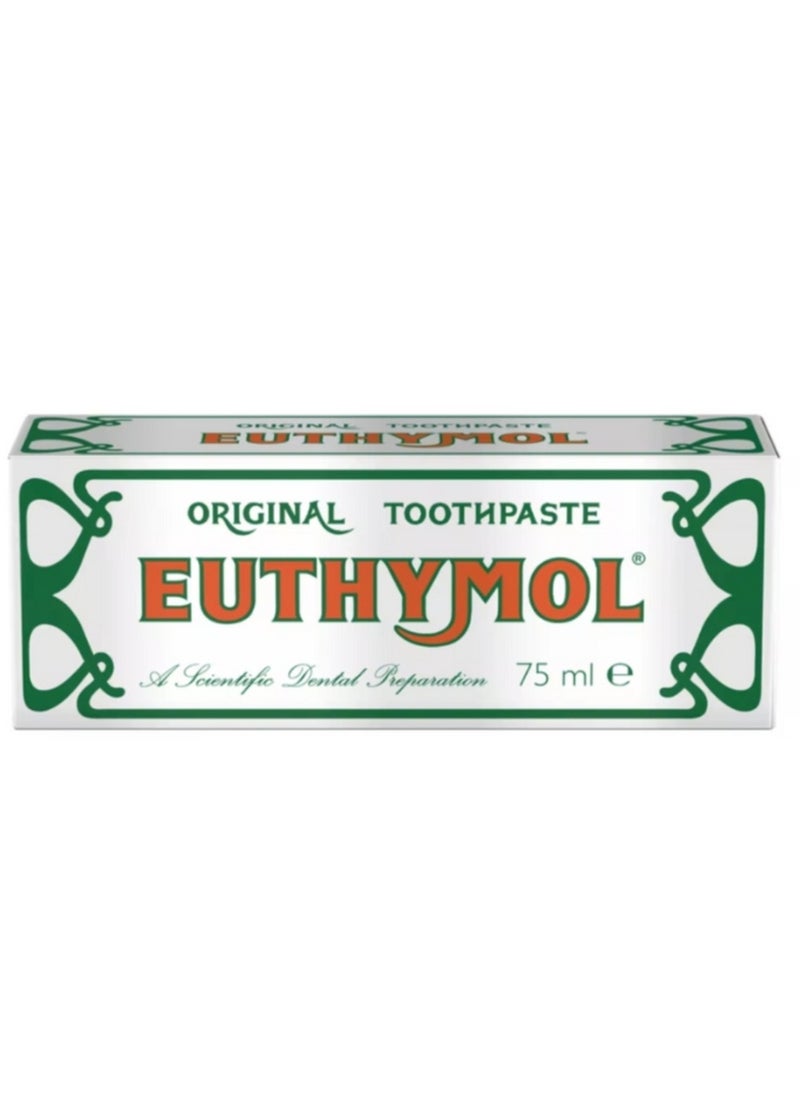 Euthymol - ORIGINAL TOOTHPASTE EUTHYMOL75ML - Image 1