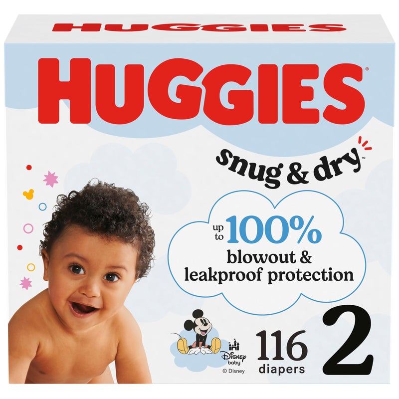 HUGGIES SNUG&Dry GIGA Diaper SZ2 116 - Image 1