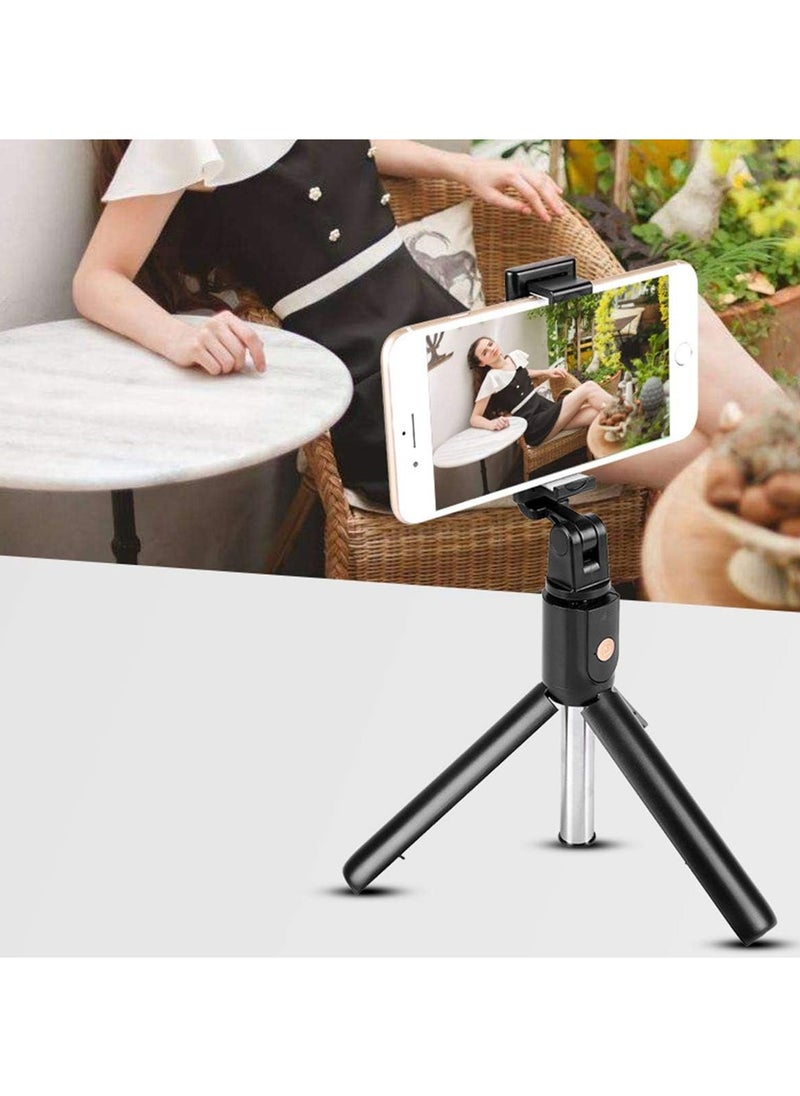Bluetooth Remote Control Selfie Stick Extendable Selfie Tripod Monopod for Mobile Phone