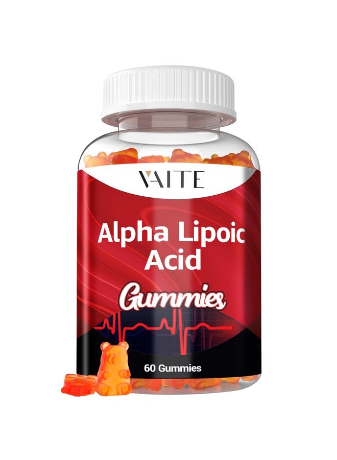VAITE Alpha Lipoic Acid Gummies 1000mg, ALA Supplement for Brain & Nerve Support, Antioxidant, Energy - Non-GMO, Vegan, Gluten-Free - 60 Chewables for Vitality and Comfort for Men & Women - Image 1