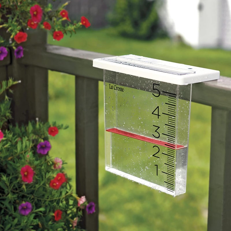 La Crosse Technology 705-109 Waterfall Rain Gauge - Measures Up to 6 Inches - Image 4