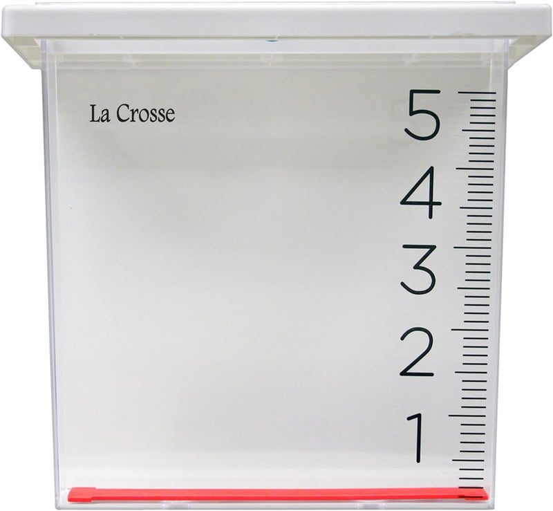 La Crosse Technology 705-109 Waterfall Rain Gauge - Measures Up to 6 Inches - Image 1