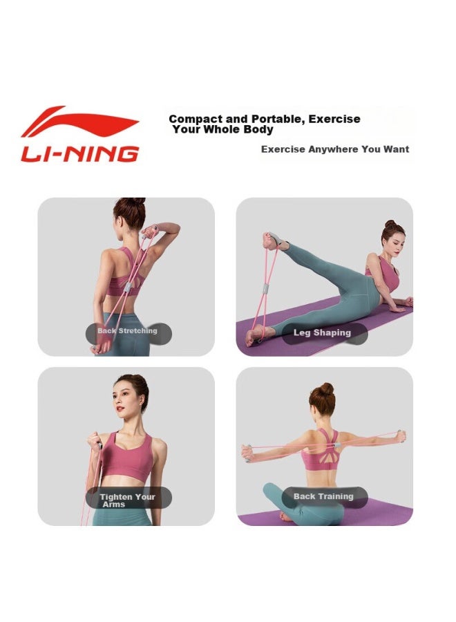 Li-Ning Li-ning 8-shaped Resistance Band, Yoga Band For Back Opening And Chest Expansion, Back Stretching Rope, Shoulder And Neck Stretching Fitness Equipment - Image 5