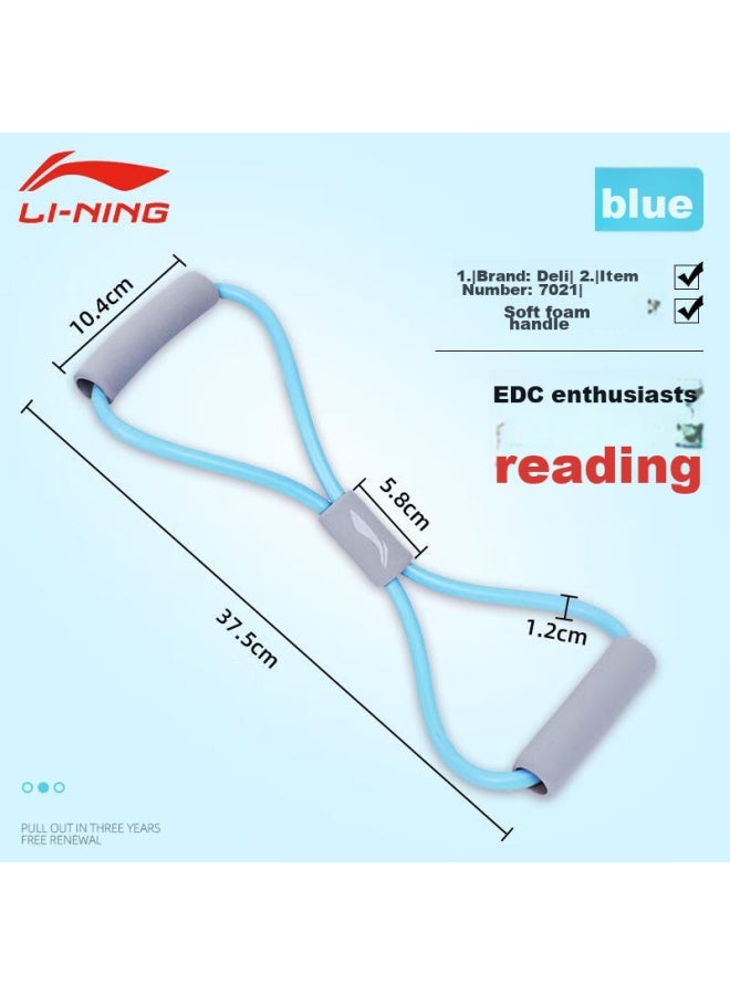 Li-Ning Li-ning 8-shaped Resistance Band, Yoga Band For Back Opening And Chest Expansion, Back Stretching Rope, Shoulder And Neck Stretching Fitness Equipment - Image 1