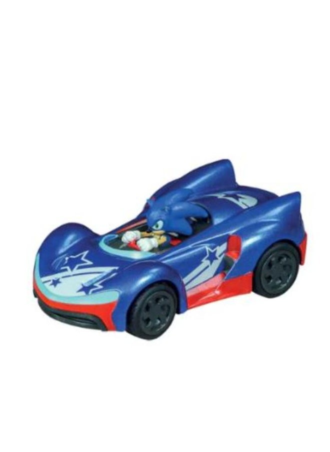 SONIC Carrera Pull N Speed Sonic The Hedgedog Pull-Back Motor Cars - 1 Piece, Assorted/Character May Vary  - Image 1