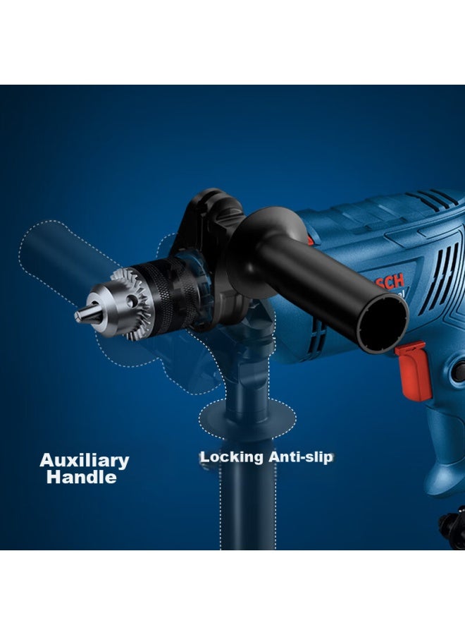 Bosch Electric Drill Impact Drill, 600w Household Wall Drilling, Upgraded Version Gsb600re, Multi-functional Tool Set - Image 4