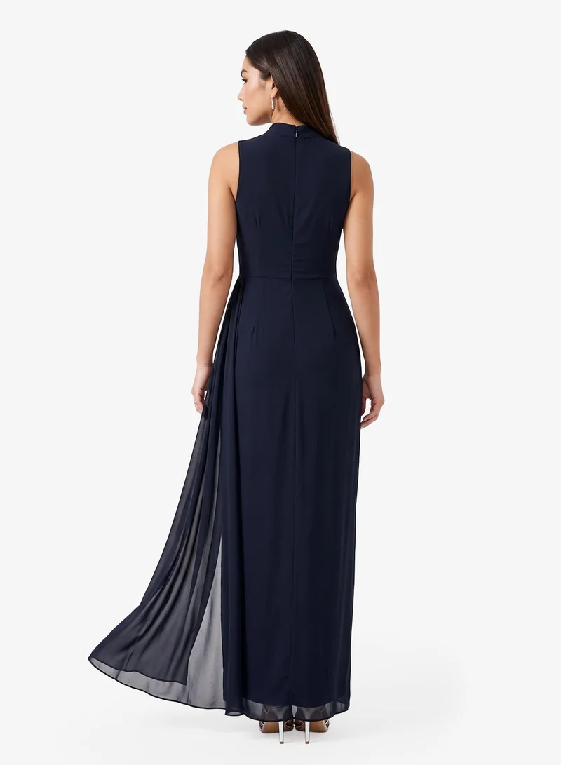 Ella Limited Edition Dress With Waist Embellished & Trail