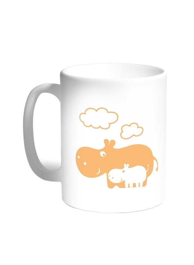 RYN Be A Friend Of Your Child Printed Coffee Mug White 11ounce