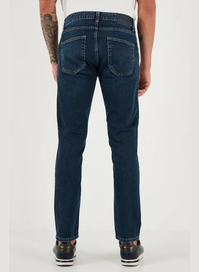 Buratti  Buratti Cotton Regular Fit Normal Waist Straight Leg Jeans Men's JEANS 2211C35PARMA for Men | Best Price UAE