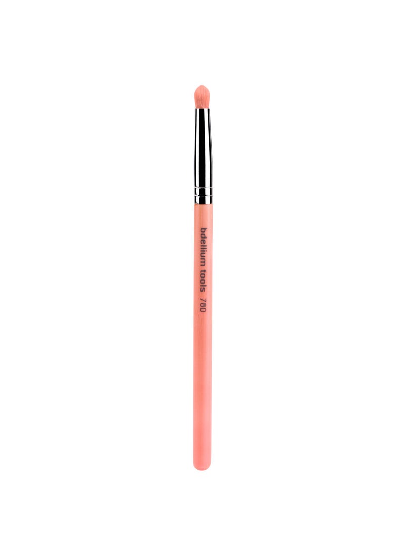 Bdellium Tools Bdellium Tools Professional Makeup Brush - Pink Bambu Series 780 Pencil - With Soft Synthetic Fibers, For Blending Eye Makeup (Pink, 1pc) 