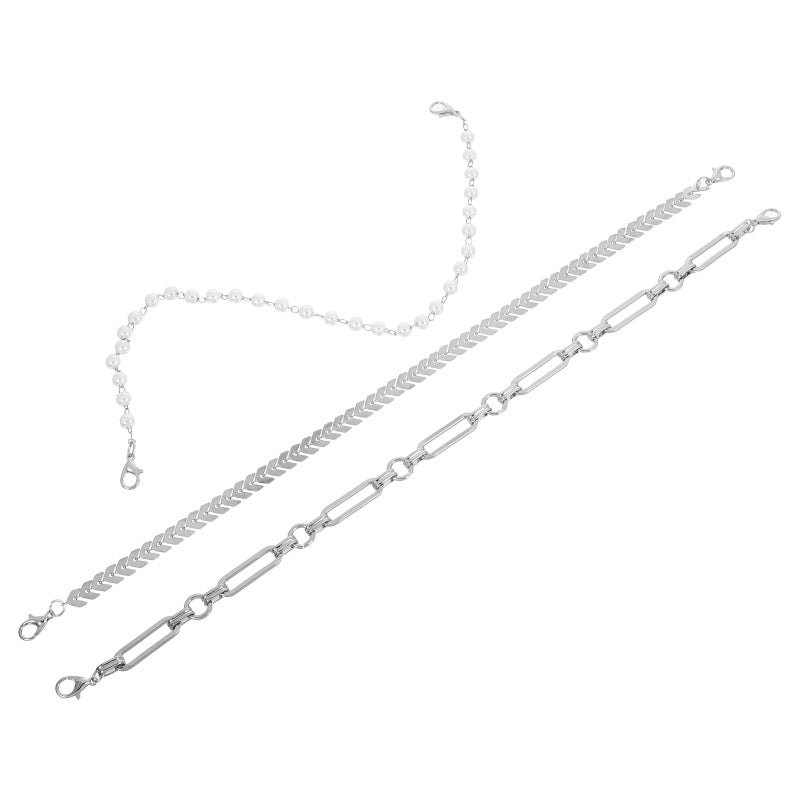 3PCS Trucker Hat Chains: Detachable Baseball Cap Metal and Chain Women Hat Charms Decoration Accessories - Image 1