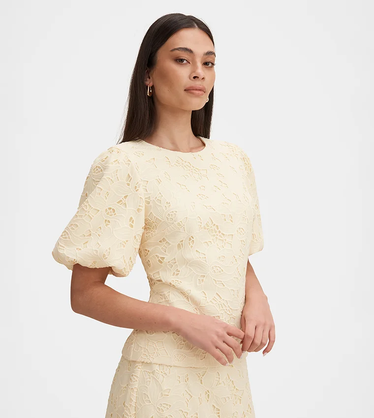 فورايفر نيو Elora Puff Sleeve Top