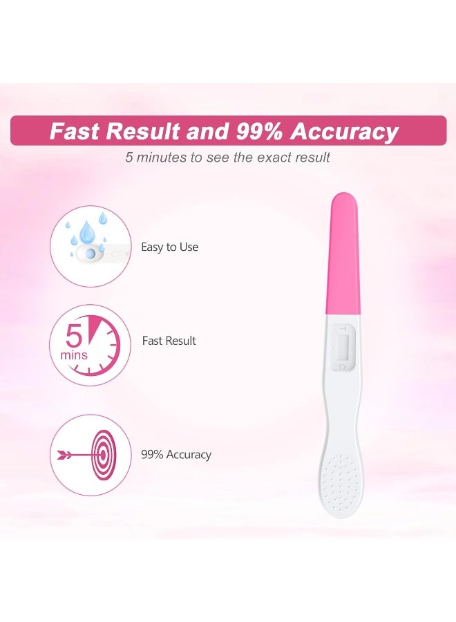 MOMMED, 5 HCG Midstream Accurately Detect High Sensitivity Result Pregnancy Test for Women - Image 3