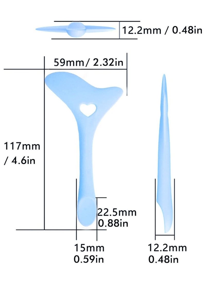 Prime by javaudan Eyeliner Stencils Wing Tips Silicone Eyeliner Aid Marscara Drawing Aid Lipstick Wearing Aid Face Cream Mask Applicator Easy Makeup Tool - Image 4
