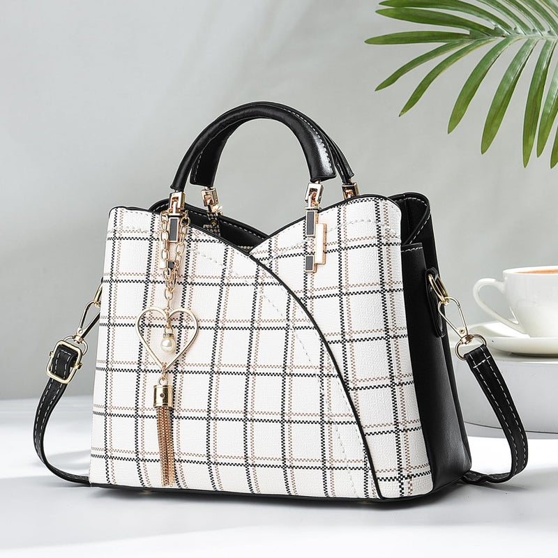 Xiaoyu Small Purses and Handbags for Women Fashion Crossbody Bag Lightweight Shoulder Bag Top Handle Satchel Purse (Black-2) - Image 3
