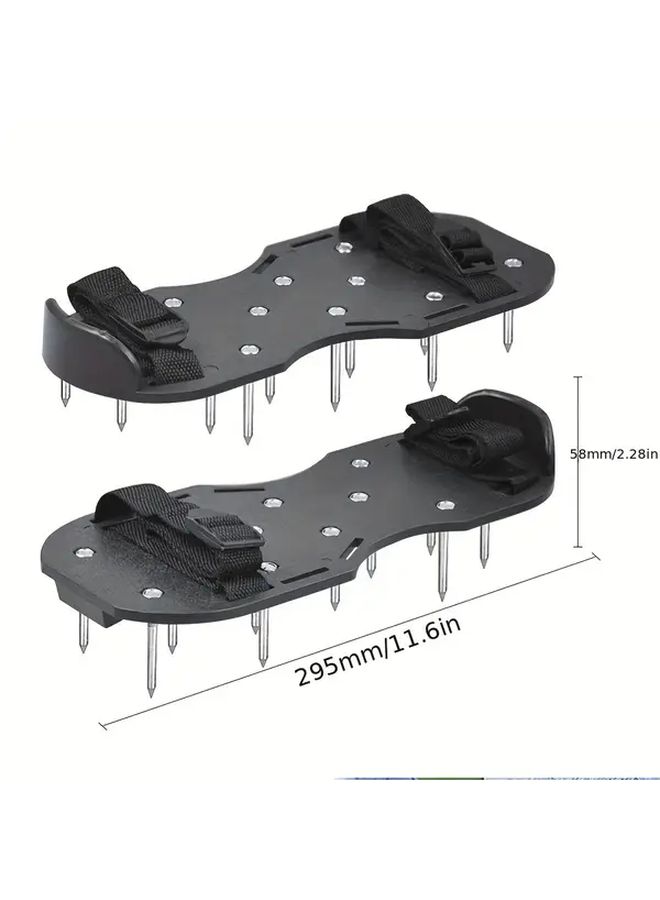 40mm Hardened Nails For Epoxy Self-Leveling Floor And Soil Aeration Professional Garden Yard Tool For Lawn Health And Oxygenation Adjustable Durable High Quality Night Sky Black - Image 3