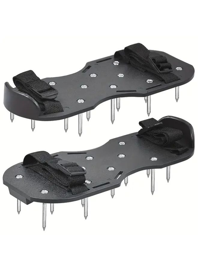 40mm Hardened Nails For Epoxy Self-Leveling Floor And Soil Aeration Professional Garden Yard Tool For Lawn Health And Oxygenation Adjustable Durable High Quality Night Sky Black - Image 2