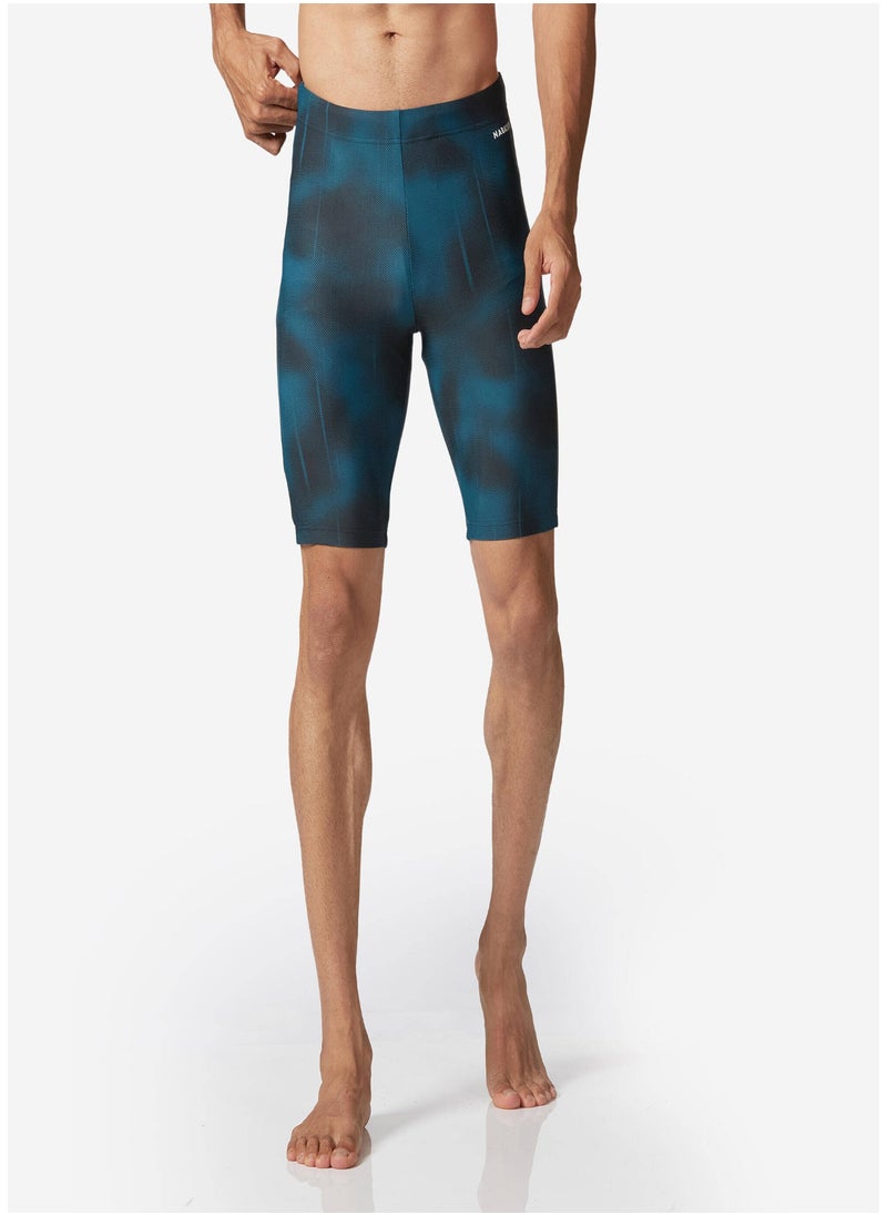 NABAIJI NABAIJI by DECATHLON, Men's Swimming Jammer 100 Basic Comfortable & Quick-Dry Black  - Image 1