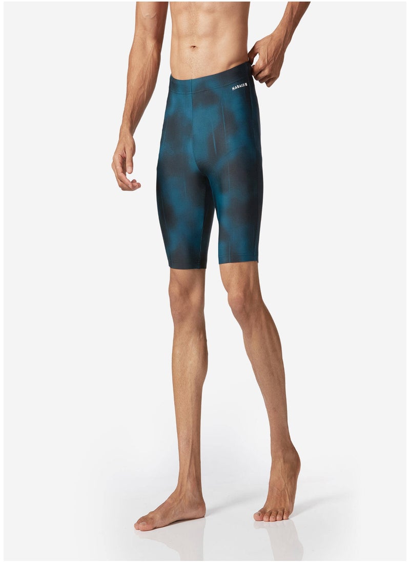 NABAIJI NABAIJI by DECATHLON, Men's Swimming Jammer 100 Basic Comfortable & Quick-Dry Black  - Image 4