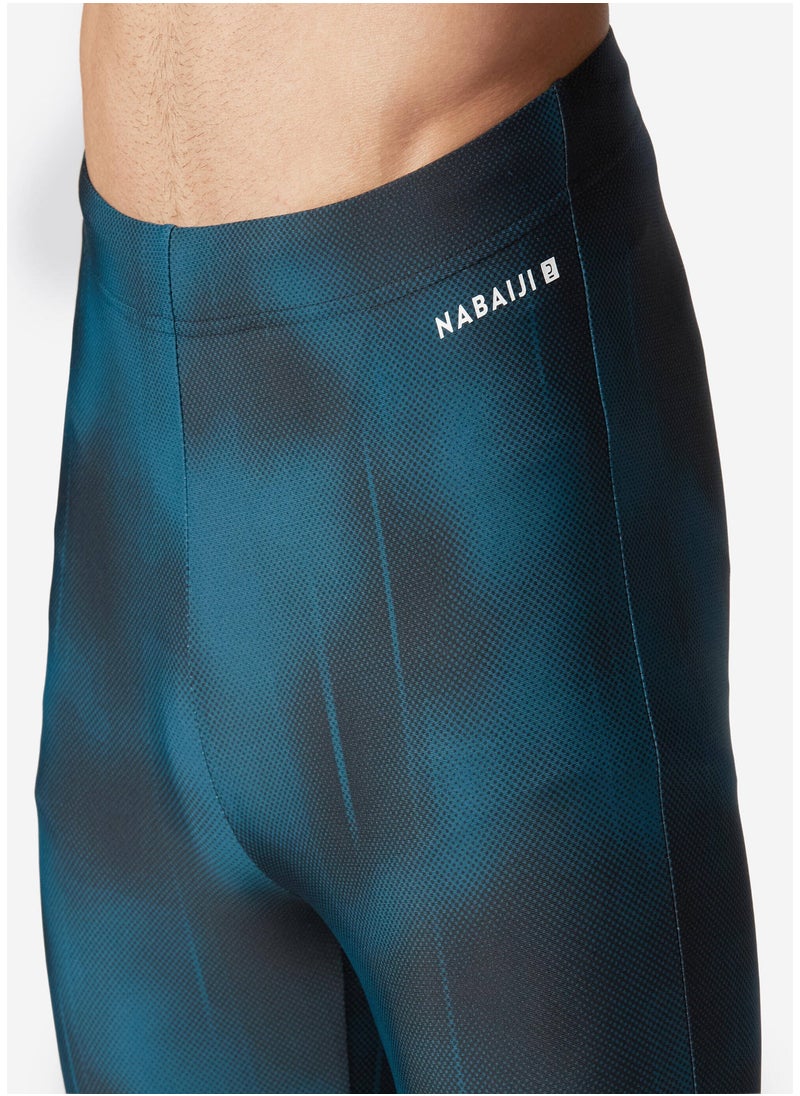 NABAIJI NABAIJI by DECATHLON, Men's Swimming Jammer 100 Basic Comfortable & Quick-Dry Black  - Image 2