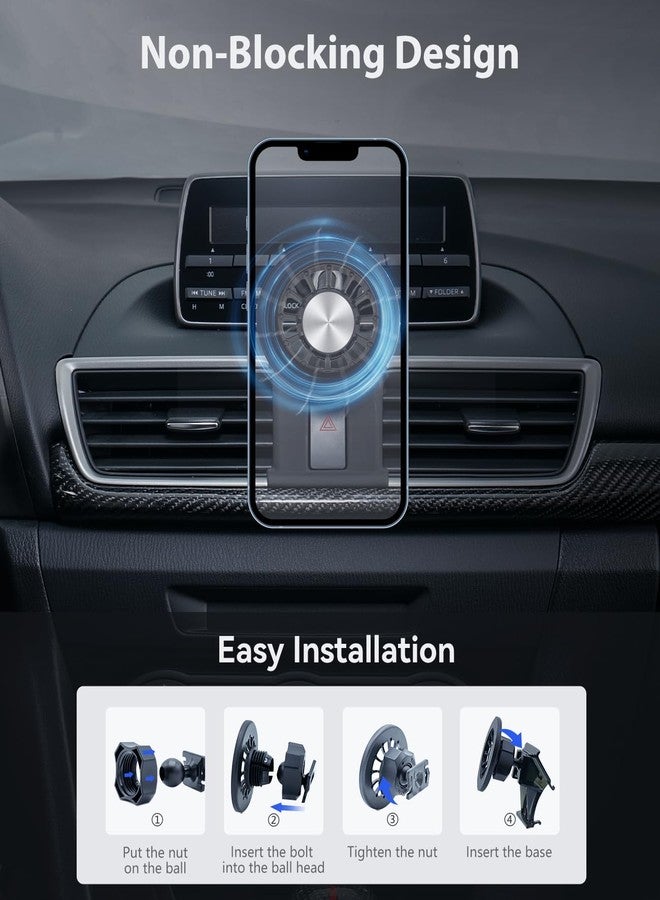 BEHAVE Car Phone Holder for Mazda3 2015-2018,Adjustable Car Phone Mount for Mazda3 2015-2018,Compatible with iPhone,Android Smartphones - Image 5