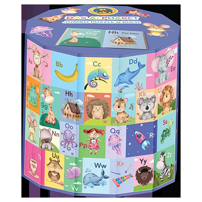 German Alphabet Jumbo Puzzle & Book