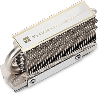 Thermalright HR09 2280 SSD Heatsink Cooler, Double-Sided Heat Sink, with Thermal Silicone Pad for M.2 SSD Computer and - Image 1