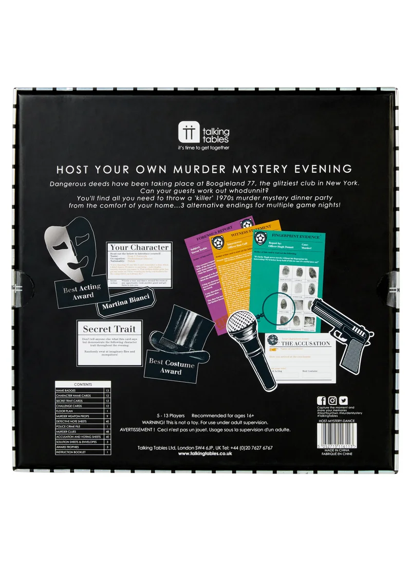 Talking Tables Host Your Own - Murder Mystery On The Dance Floor