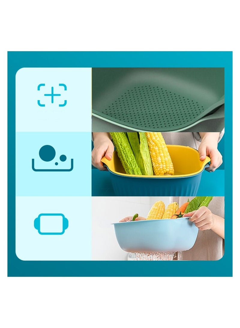 Deo King Kitchen Vegetable and Fruit Drainage Basket Set-Large, Medium and Small Size - Image 5