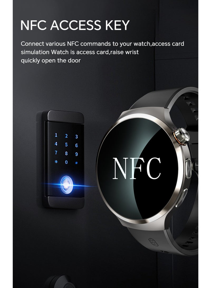 This new dual-operating smartwatch features heart rate monitoring, card downloading, app payment, a rotating camera, and waterproof, swivel-mounted memory. - Image 5