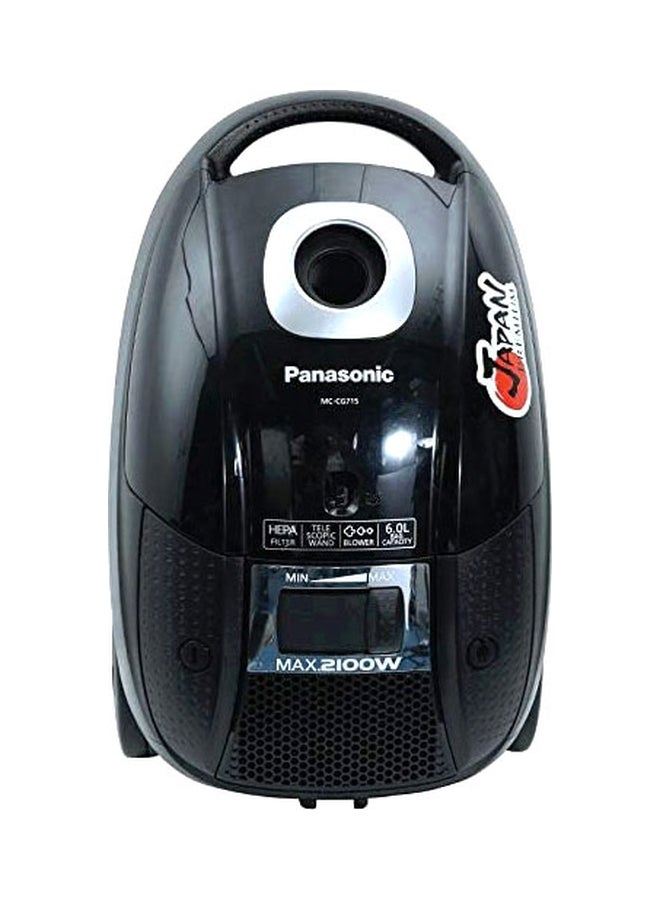 Panasonic Canister Vacuum Cleaner 2100W 6 L 2100 W MCCG715K Black - Image 2